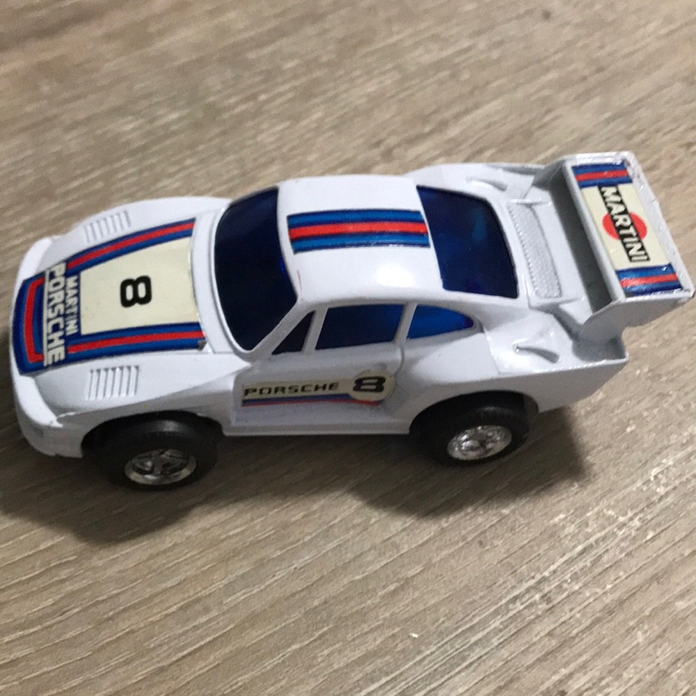 Vintage Holly 1:45 Porsche 935 Turbo Martini Racing #2 Pull Back Works